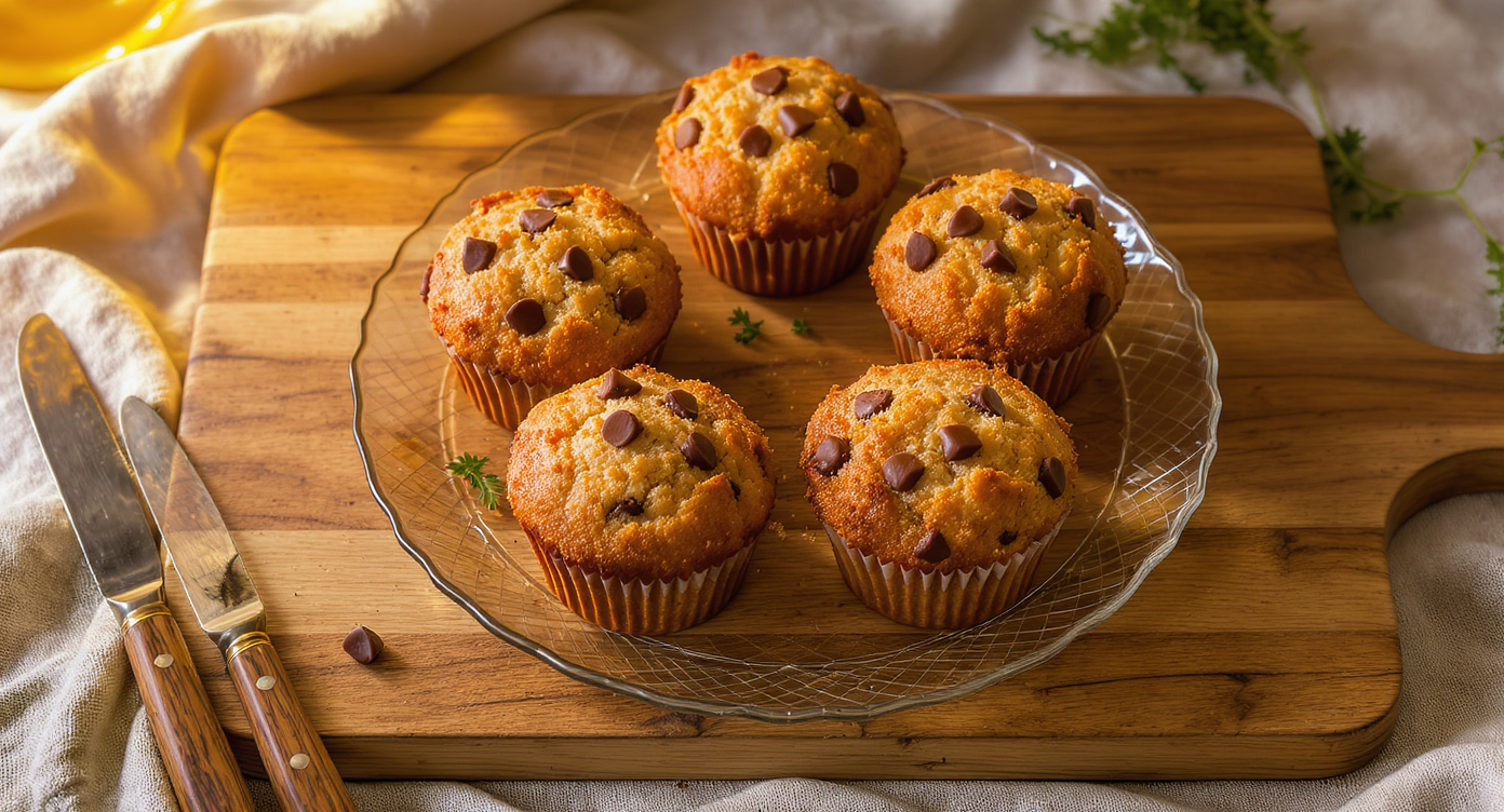 Small-Batch Banana Chocolate Chip Muffins