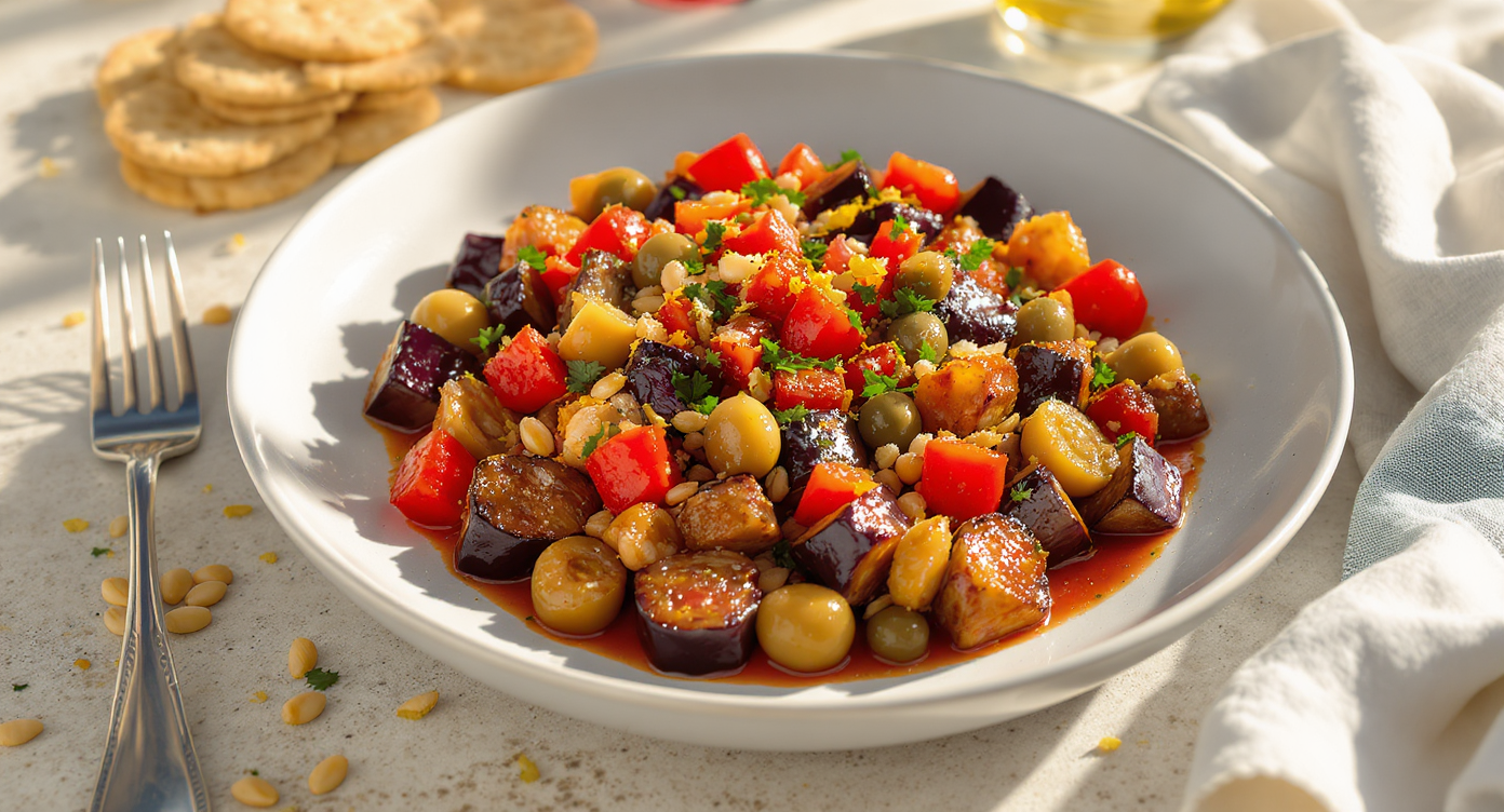 Keto Mediterranean Eggplant Caponata