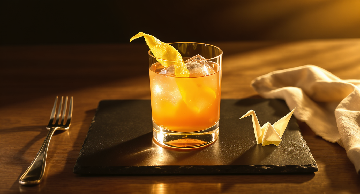 Kyoto Paper Crane: A Japanese-Inspired Paper Plane Cocktail
