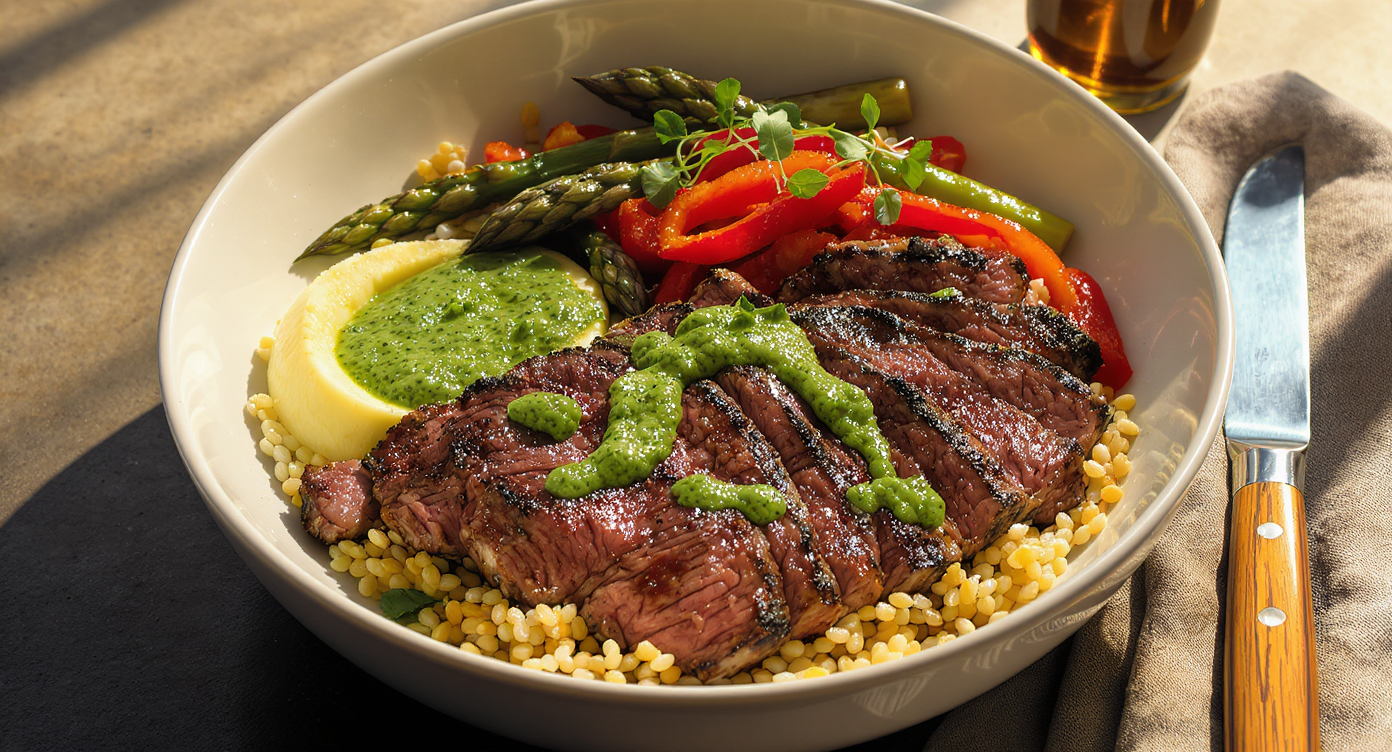 Chimichurri Steak & Farro Power Bowl