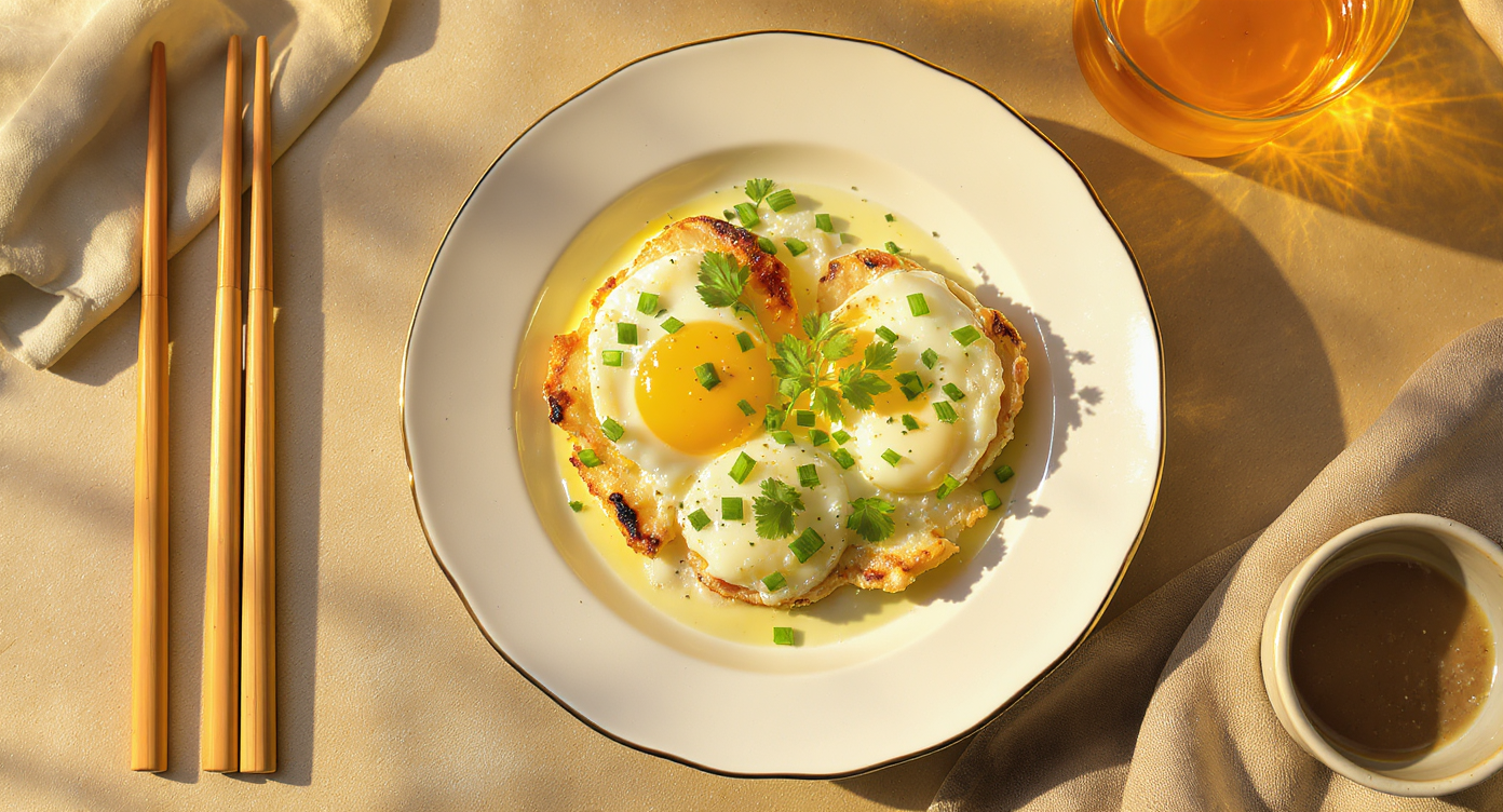 French Herbed Baked Eggs (Oeufs en Cocotte)