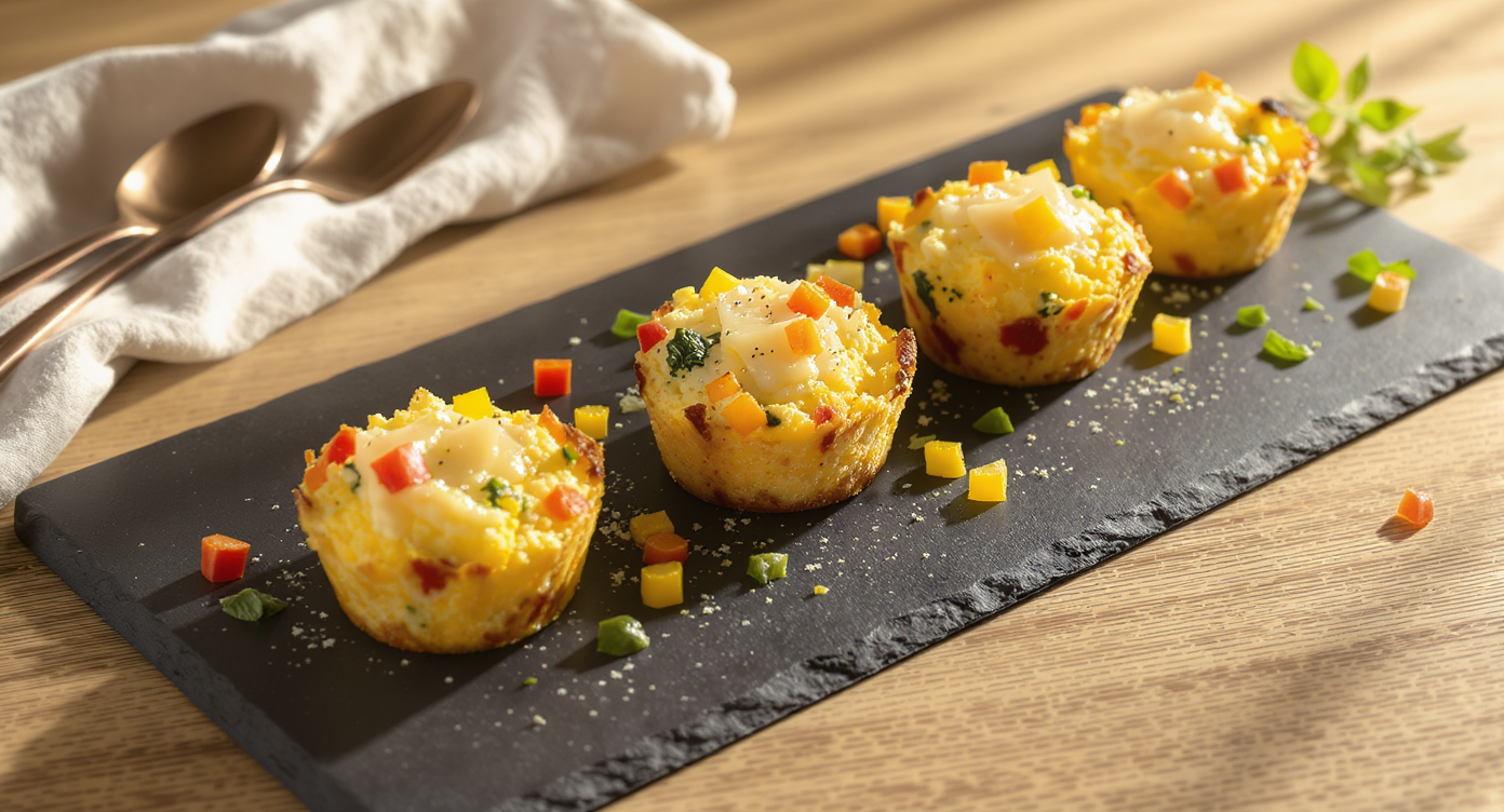 Savory Cottage Cheese & Veggie Egg Muffins (Gluten-Free, High-Protein Meal Prep)