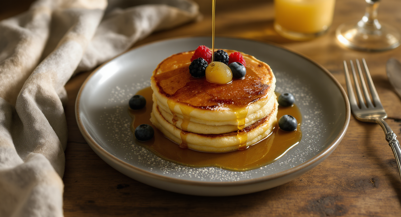 Fluffy Small-Batch Buttermilk Pancakes