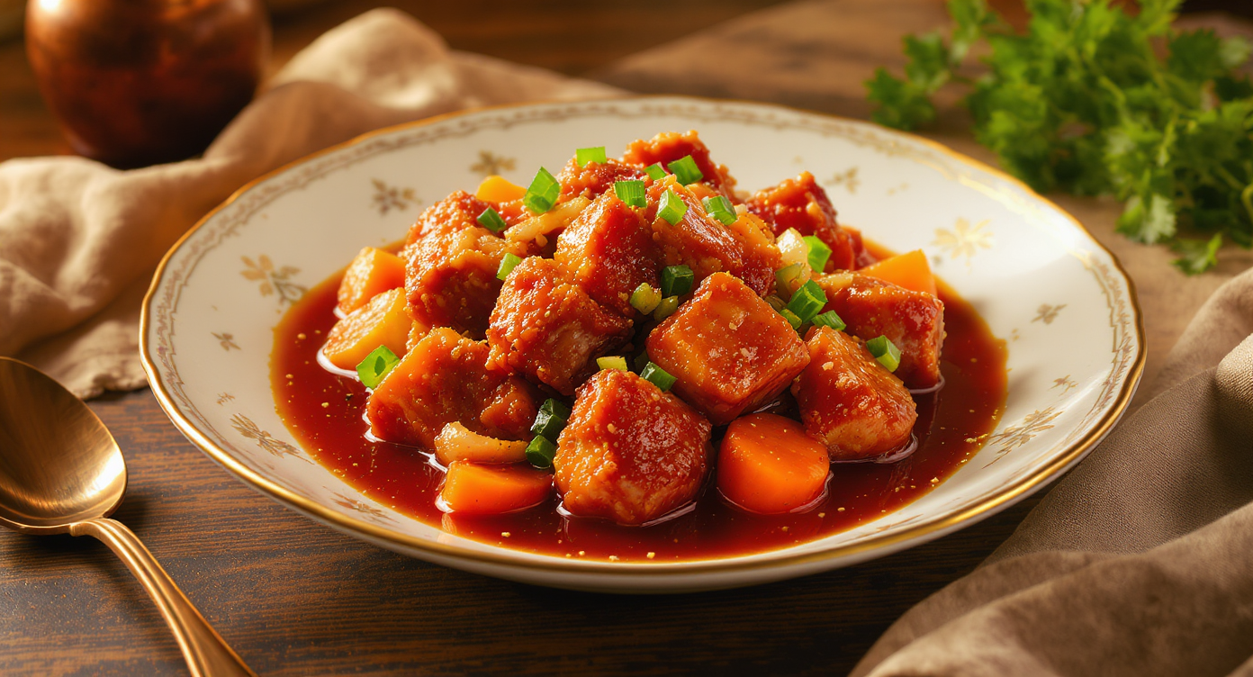 Korean-Style Braised Pork Butt (Dwaeji Jjim)