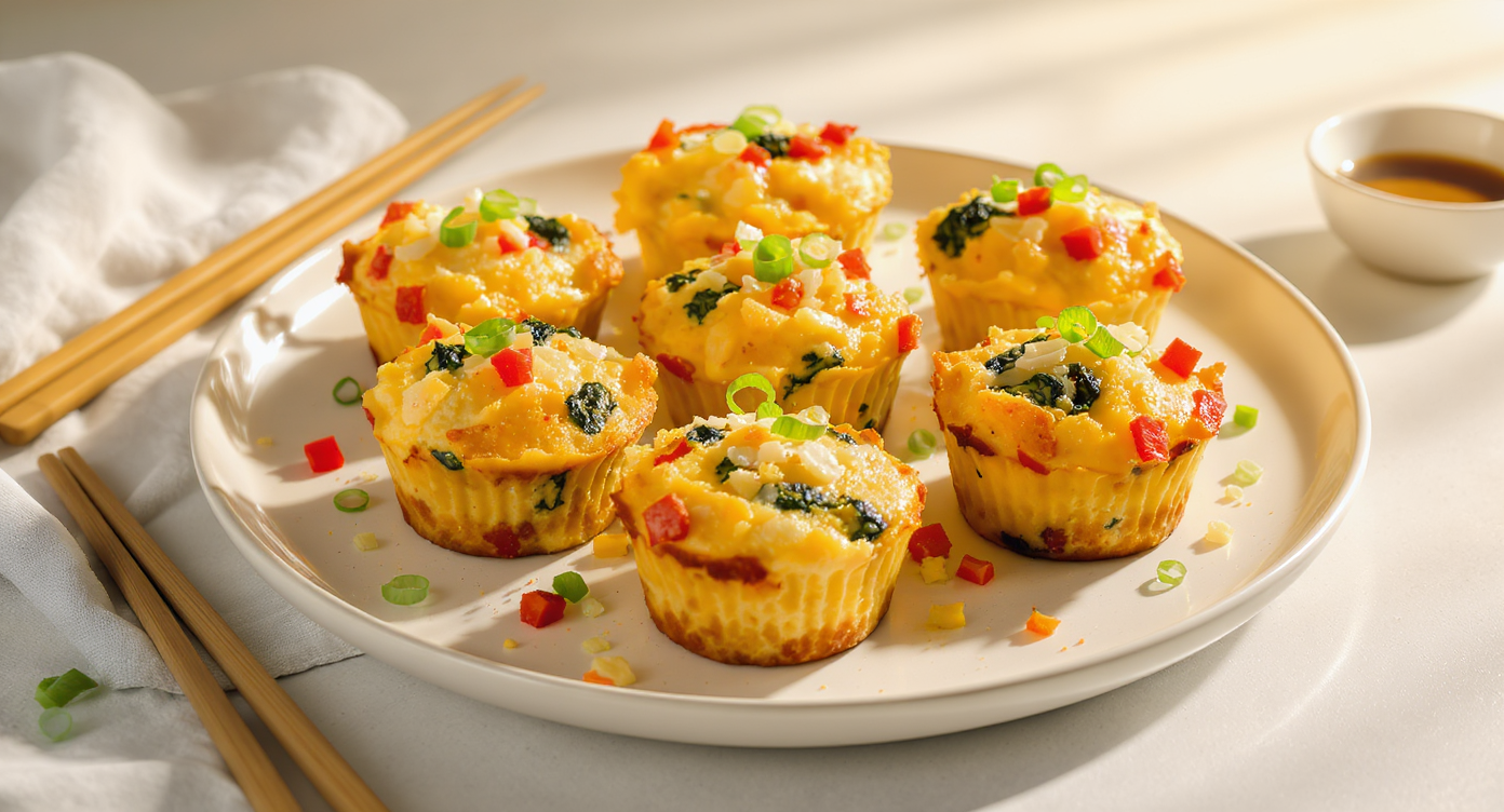 Savory Cottage Cheese & Egg Breakfast Muffins