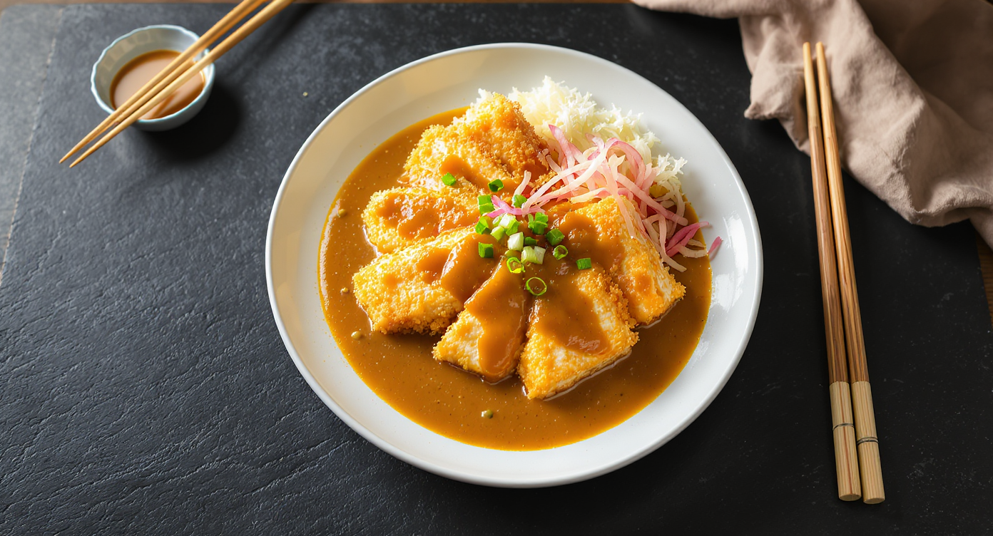 Japanese Crispy Tofu Katsu Curry