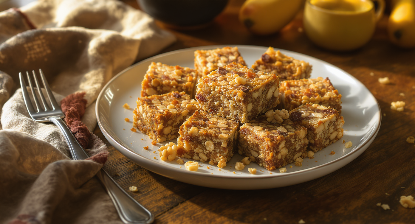 Small Batch Banana Oat Breakfast Bars