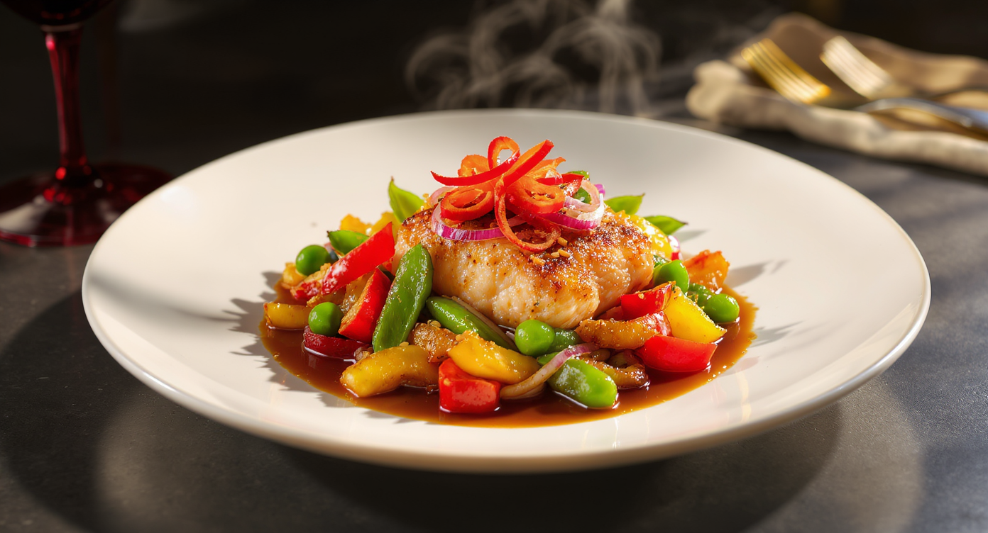 Foxborough Wok-Hei Salmon & Summer Veggie Stir-Fry