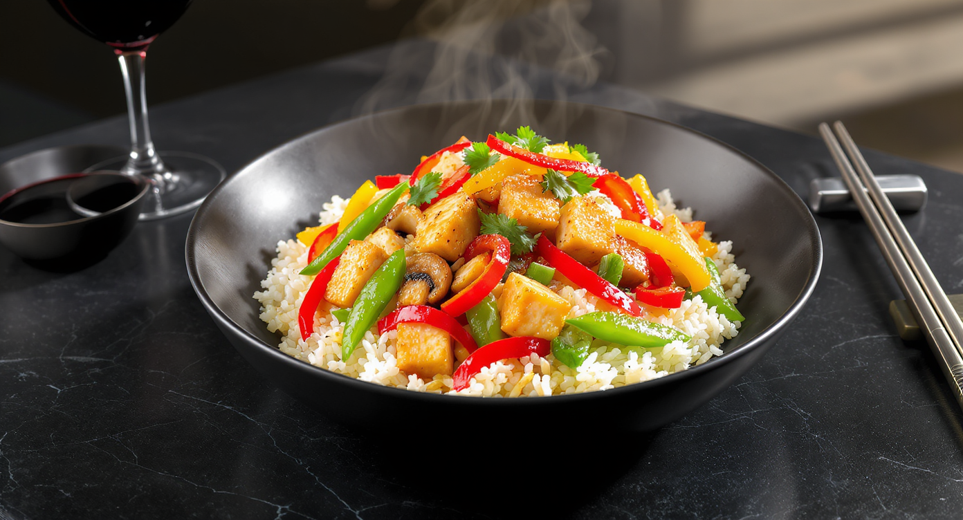 Wok-Hei California Summer Stir Fry (Vegan & Dairy-Free)