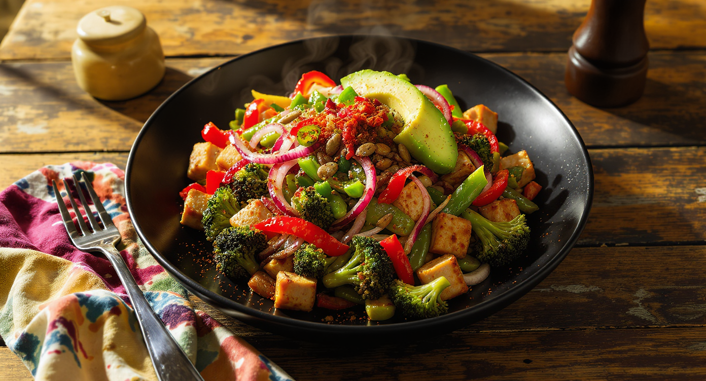 Boogaloo Stir-Fry: 1960s Counterculture Fusion