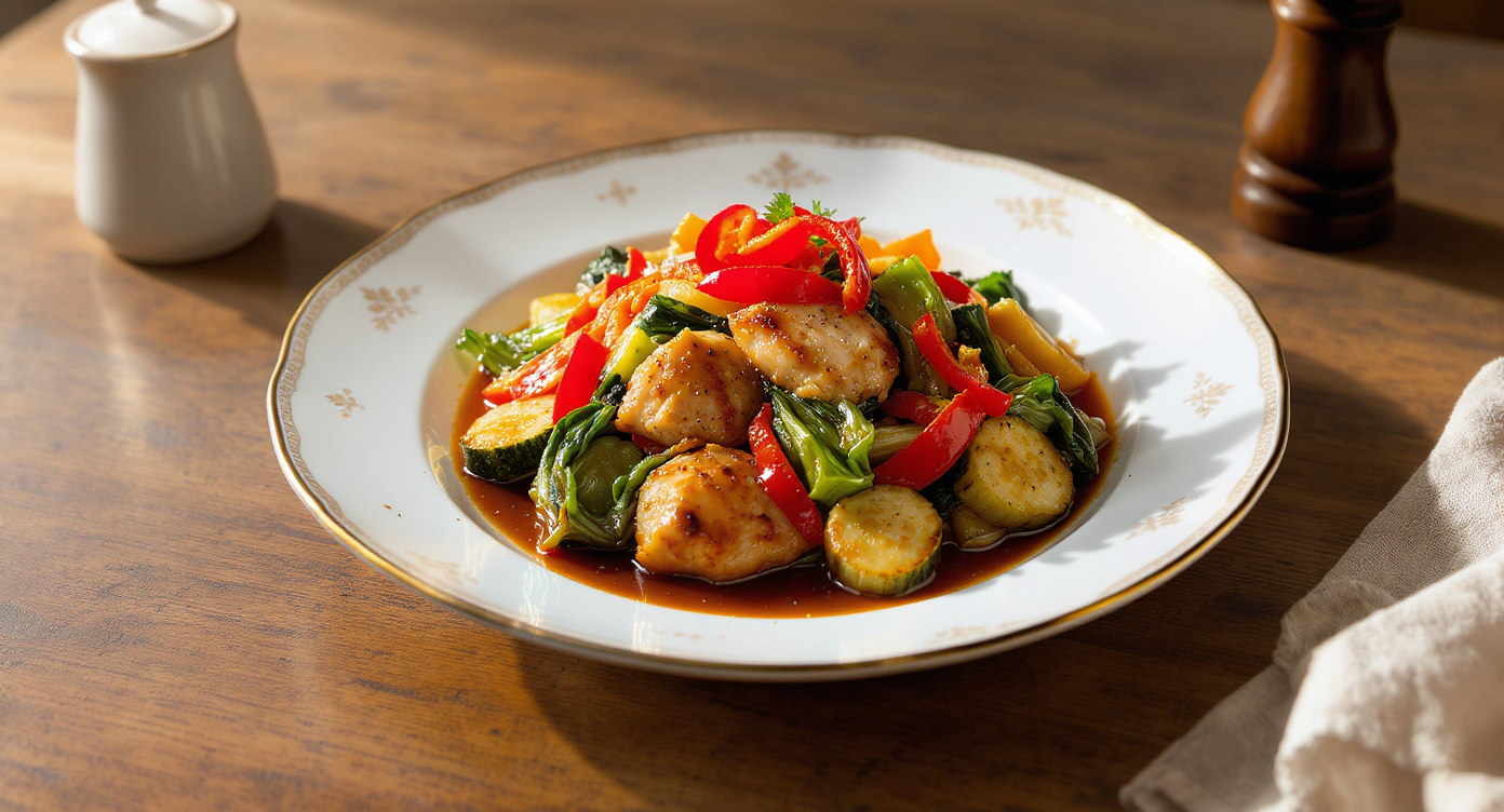 Candida-Friendly Keto Chicken & Bok Choy Stir-Fry