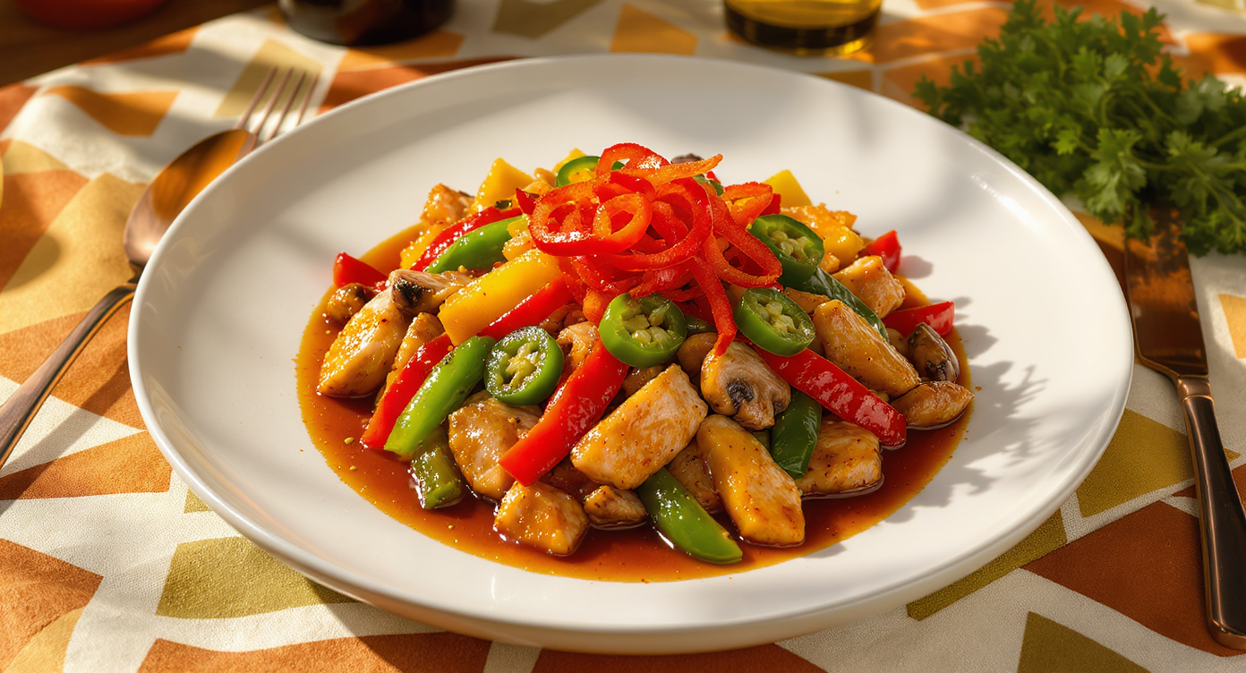 Boogaloo Stir-Fry: Spicy California Soul Fusion