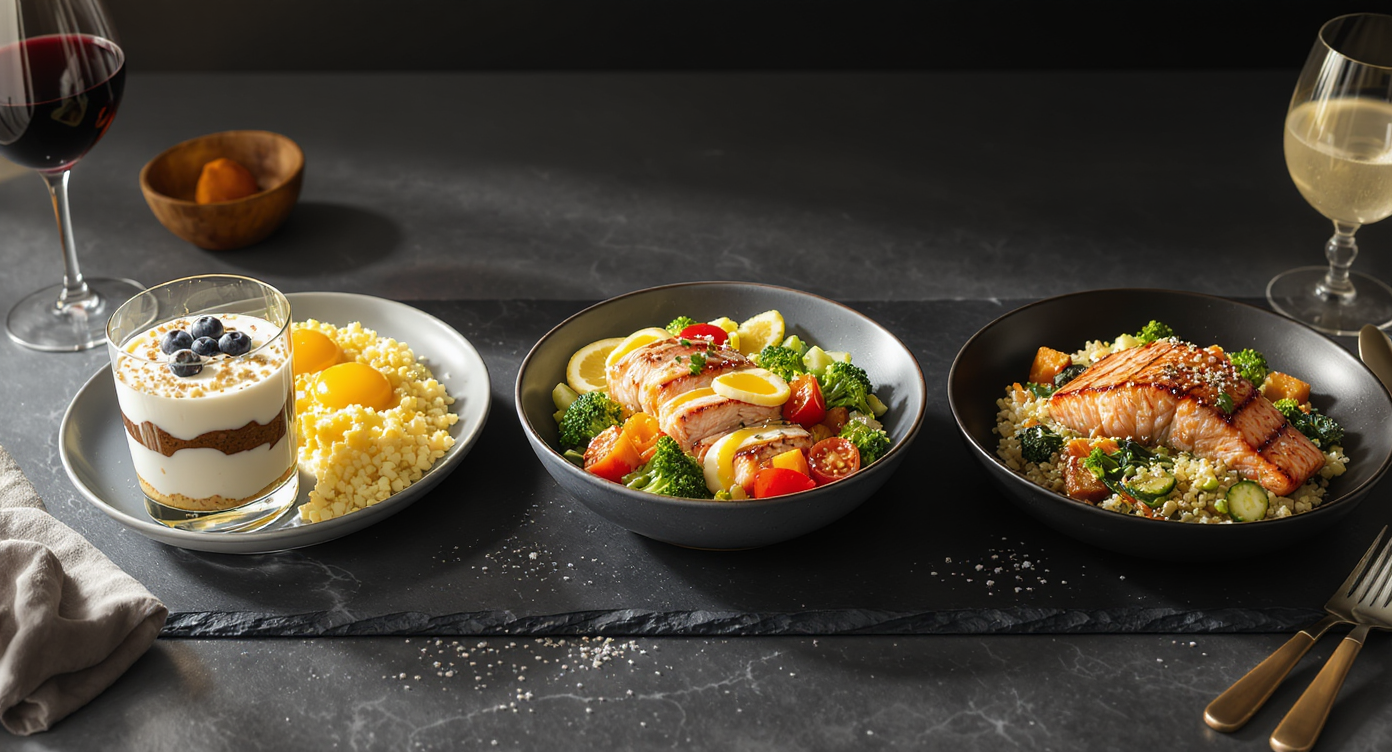 All-Day High-Protein Meal Prep Trio (2000 Calories)