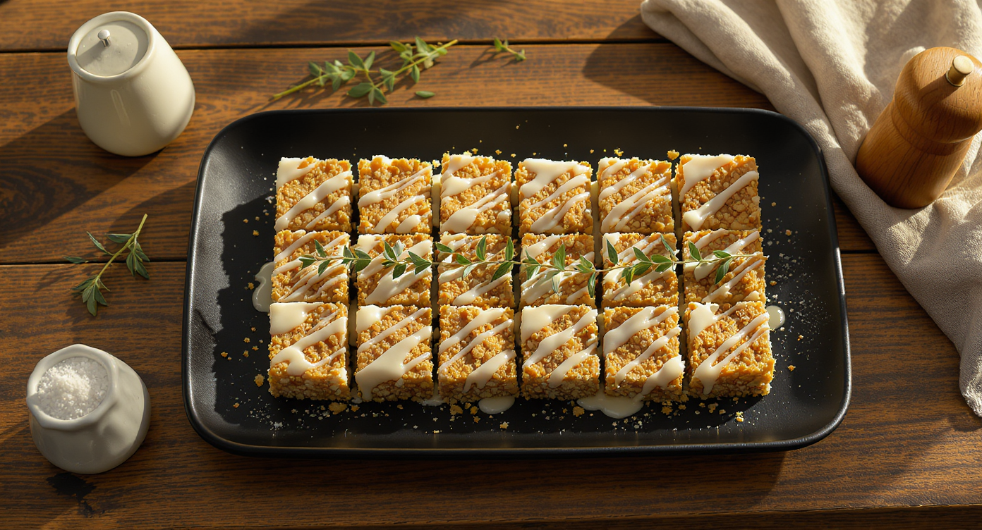 Zbar-Inspired Iced Oatmeal Snack Bars