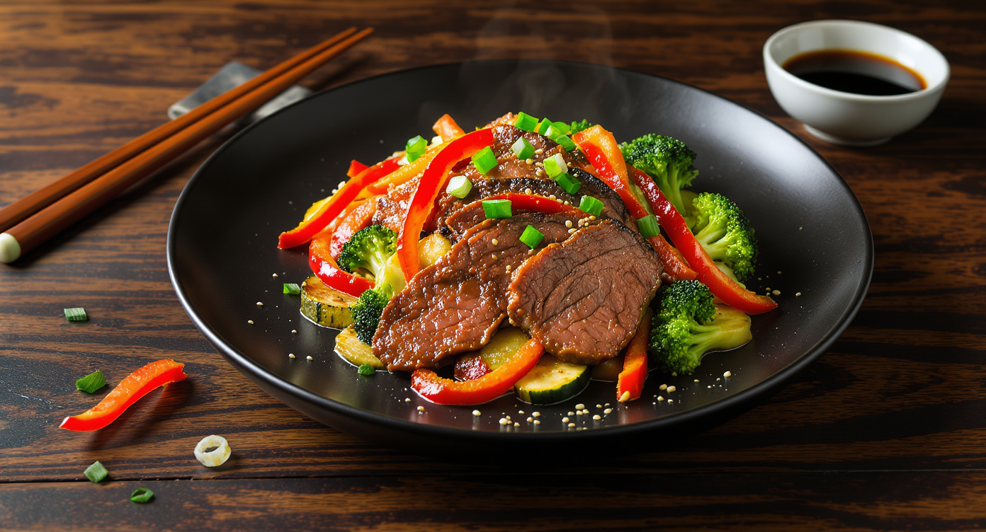 Keto Summer Steak & Veggie Stir-Fry with Wok Hei