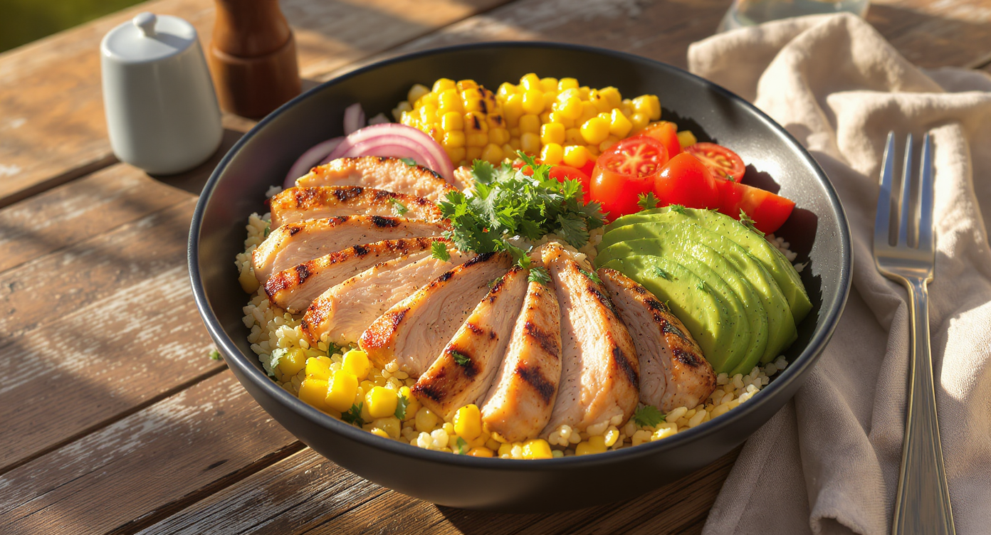 Texas Grilled Chicken & Corn Protein Bowl