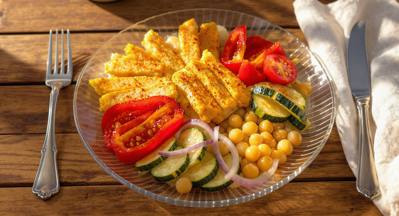 Mediterranean-Inspired Anti-Inflammatory Veggie Stir-Fry with Turmeric Chicken