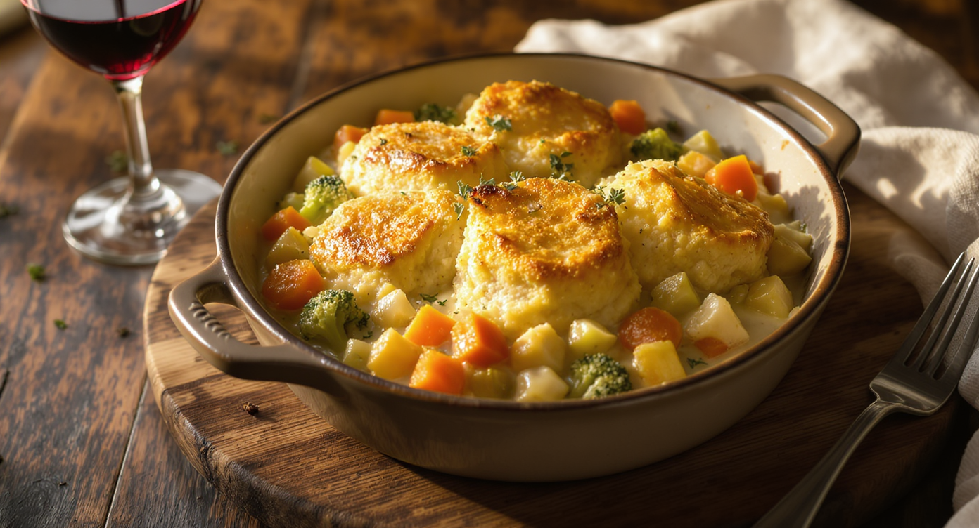 Low-Carb Chicken “Pot Pie” Casserole
