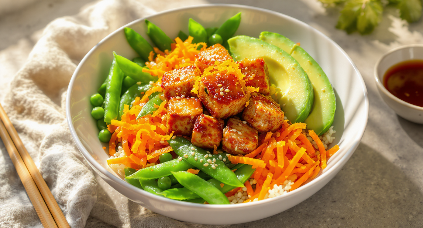California Citrus-Ginger Tofu Bowls