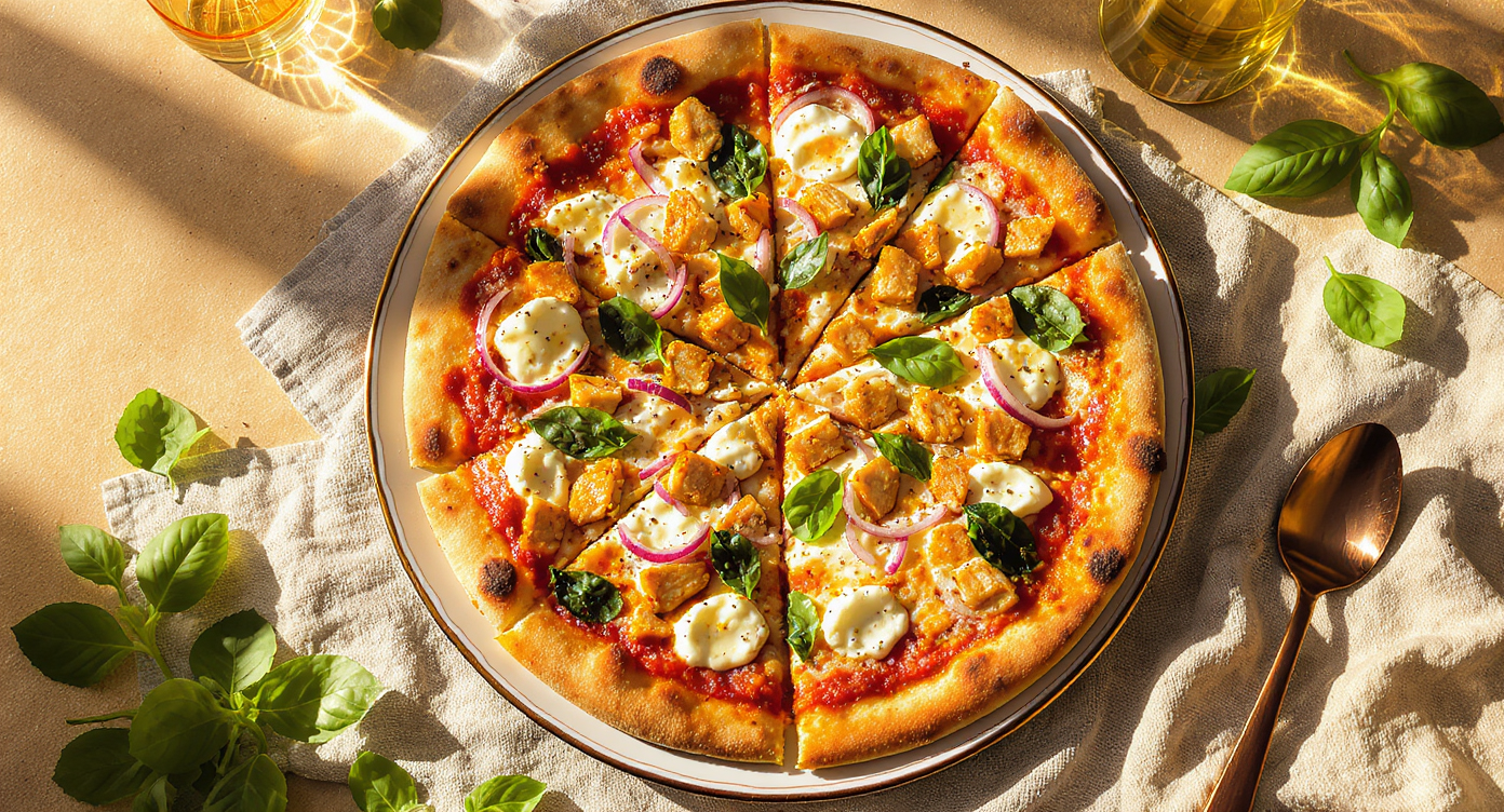 High-Protein Chicken & Ricotta Power Pizza