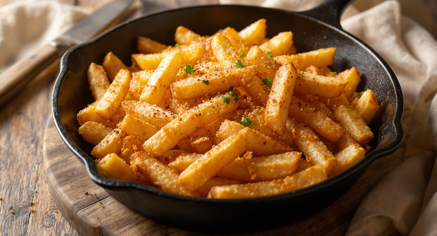 Crispy French Fries with Savory Herb Seasoning