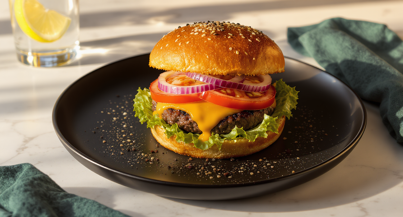 Ultimate Juicy Cheeseburger