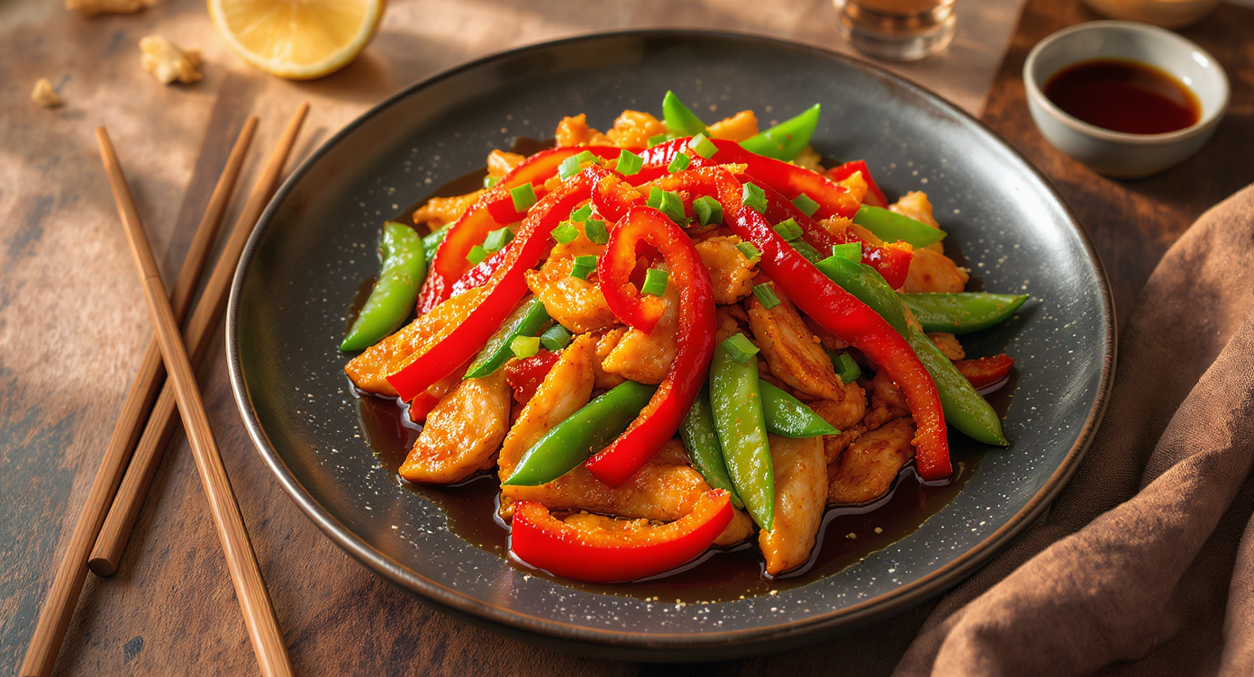Canadian-Style Wok-Hei Chicken & Veggie Stir-Fry (Gluten-Free, High-Protein)