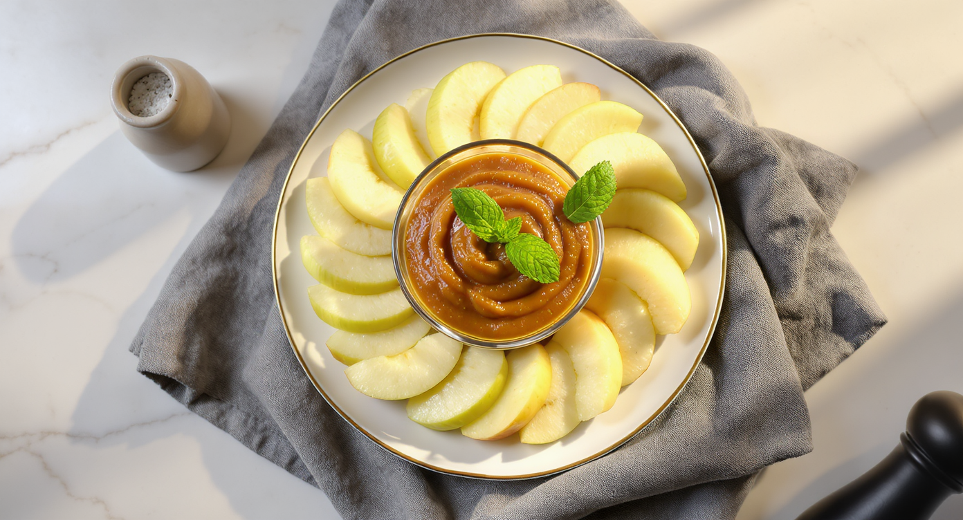 High-Protein Caramel Dip for Apples