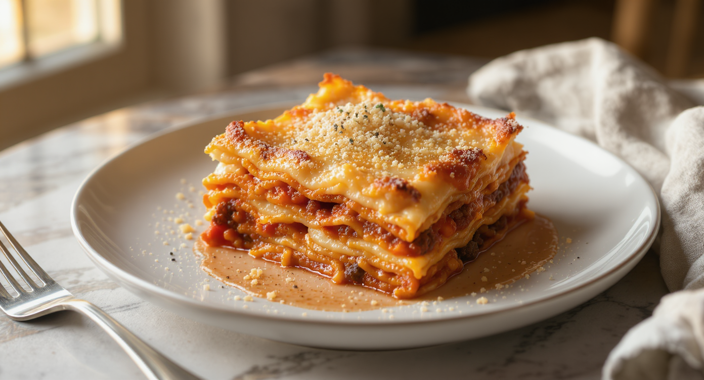 Classic Oven-Baked Lasagne for a Hot Summer Night