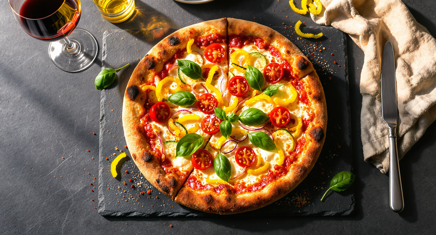 Sunny California Garden Pizza