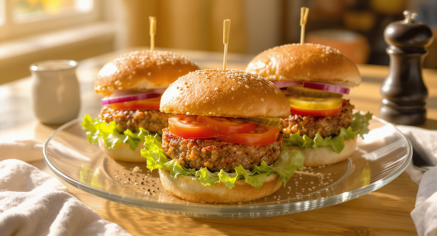 Juicy Gluten-Free Turkey Burgers