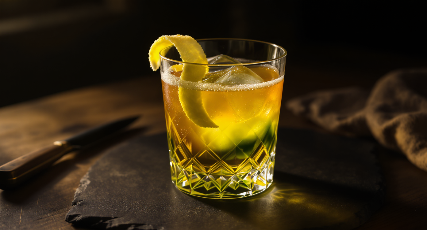 Green & Bitter Harmony Cocktail