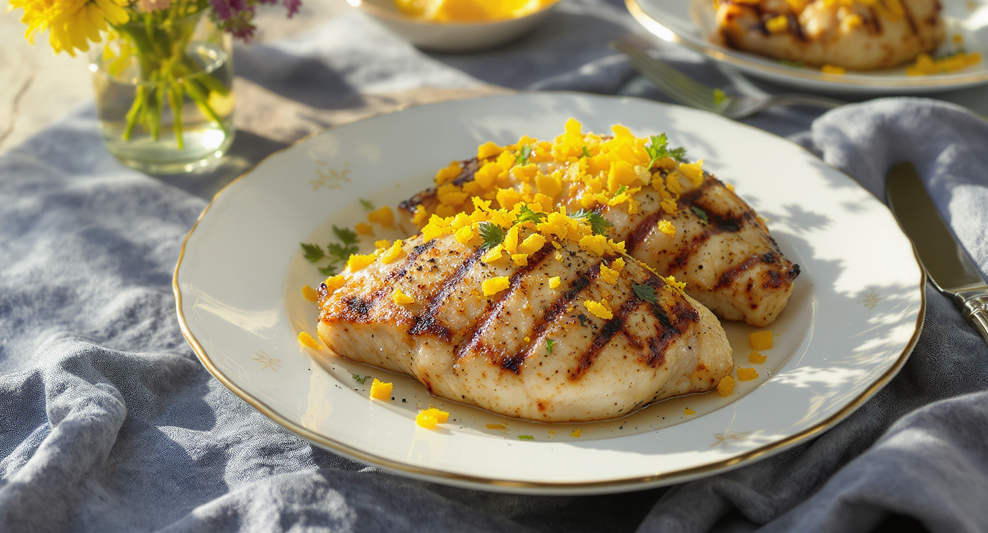 Grilled Citrus-Herb Chicken Breasts