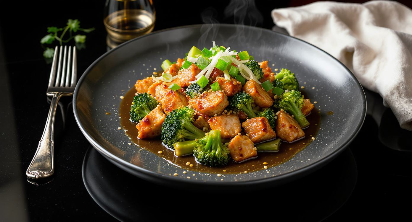 Wok-Hei Chicken & Broccoli Stir-Fry (Low-Carb, High-Protein)