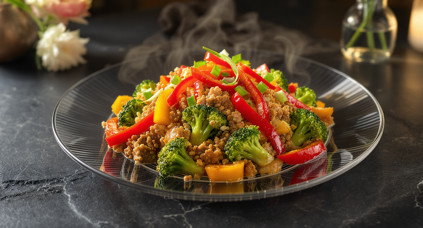 Ground Turkey Stir-Fry with Wok-Hei Vegetables