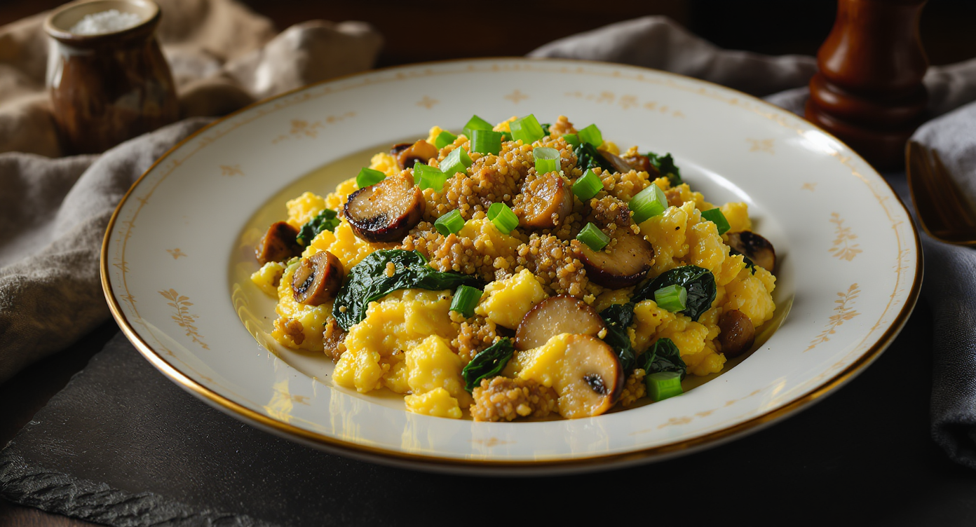 Wok-Hei Egg & Turkey Scramble Bowl