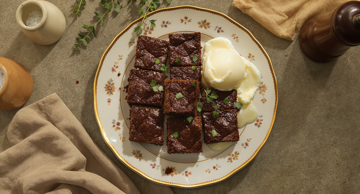 Boozy Fudge Whiskey Brownies