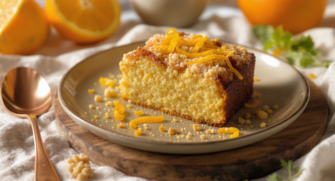 Walnut-Orange Omega-3 Snacking Cake (Gluten-Free)