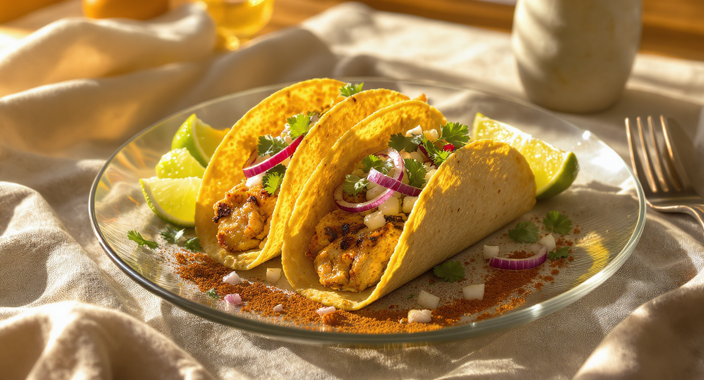 New Mexican Grilled Chicken Tacos (High Protein)