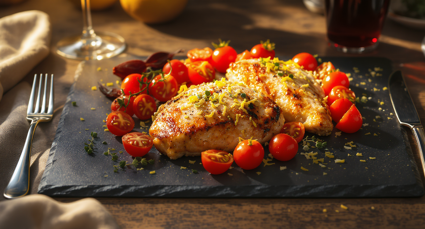 Easy Lemon Herb Chicken Skillet