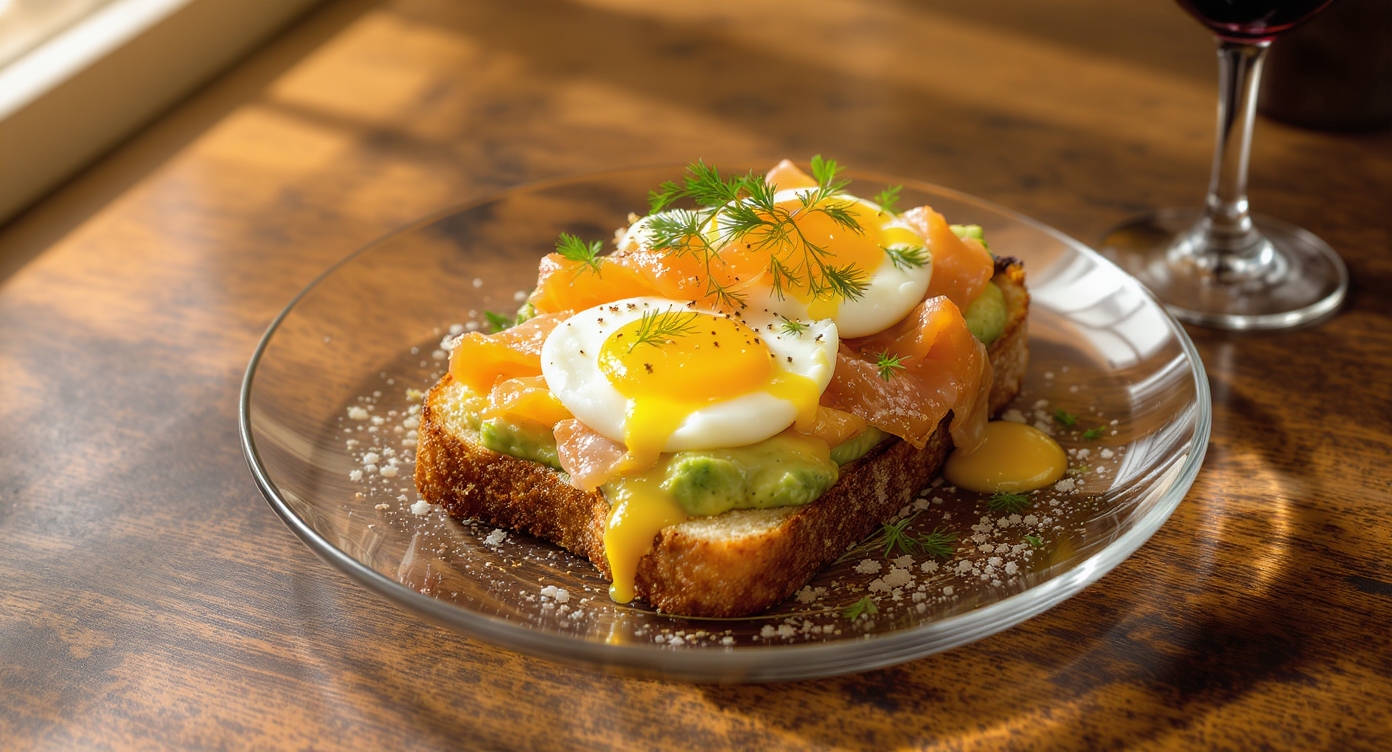 California Avocado, Smoked Salmon & Egg Toast