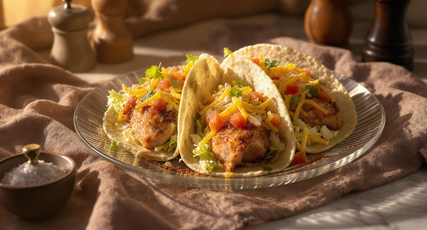 Cumin Paprika Chicken Thigh Tacos for Kids