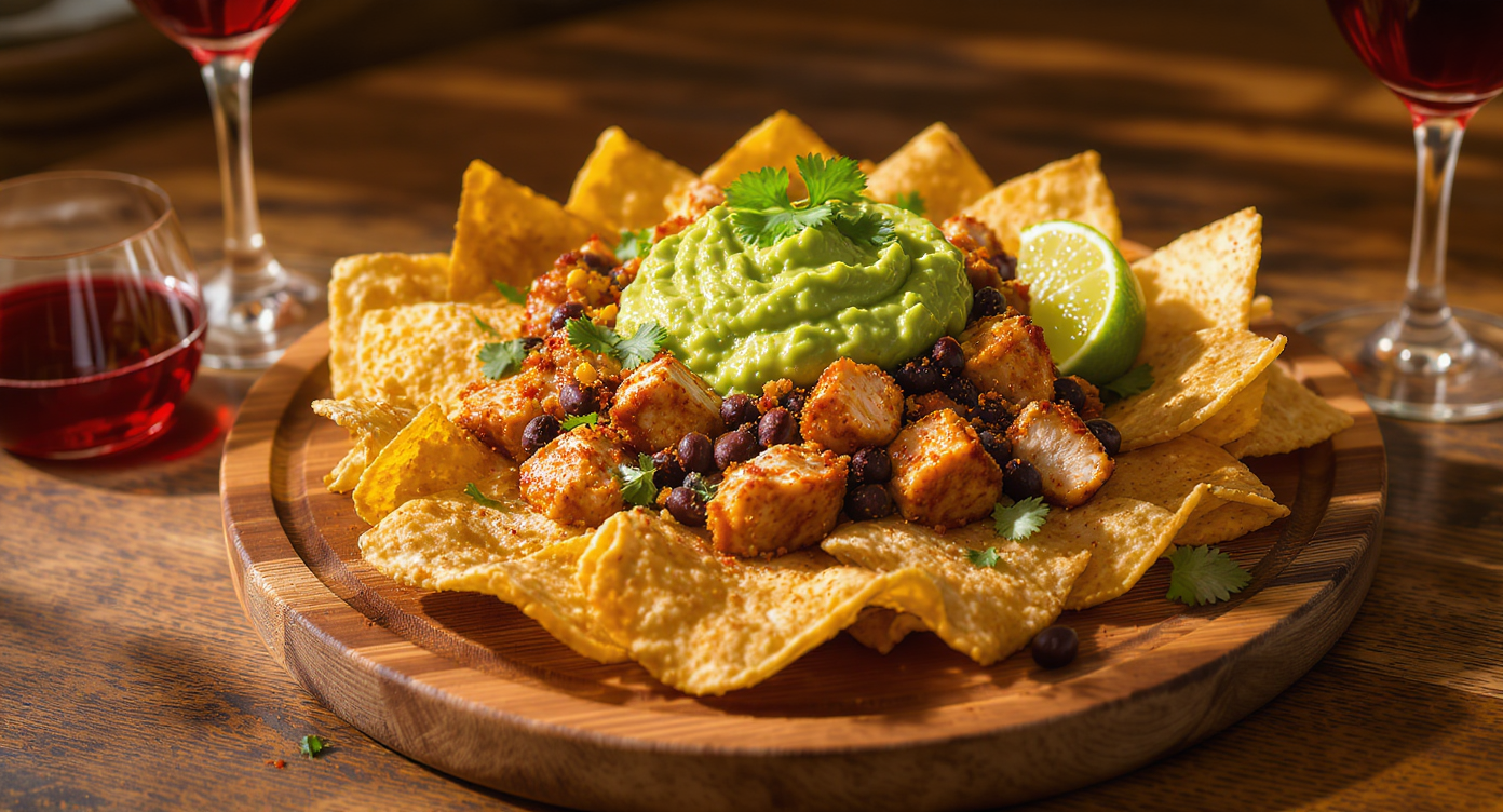 High-Protein Chicken & Bean Chips with Fresh Guac