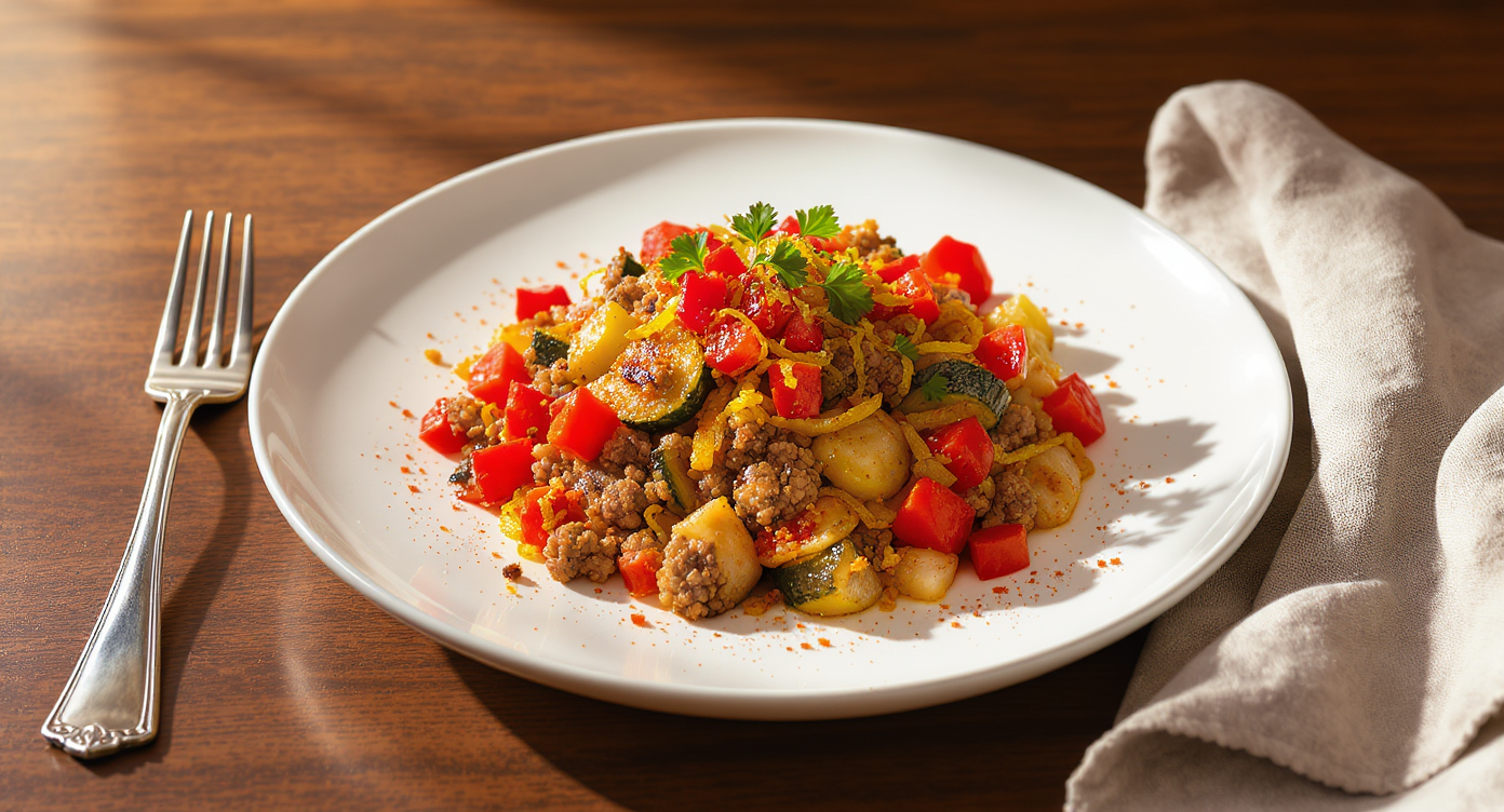 Zesty Turkey Skillet with Lemon and Herbs