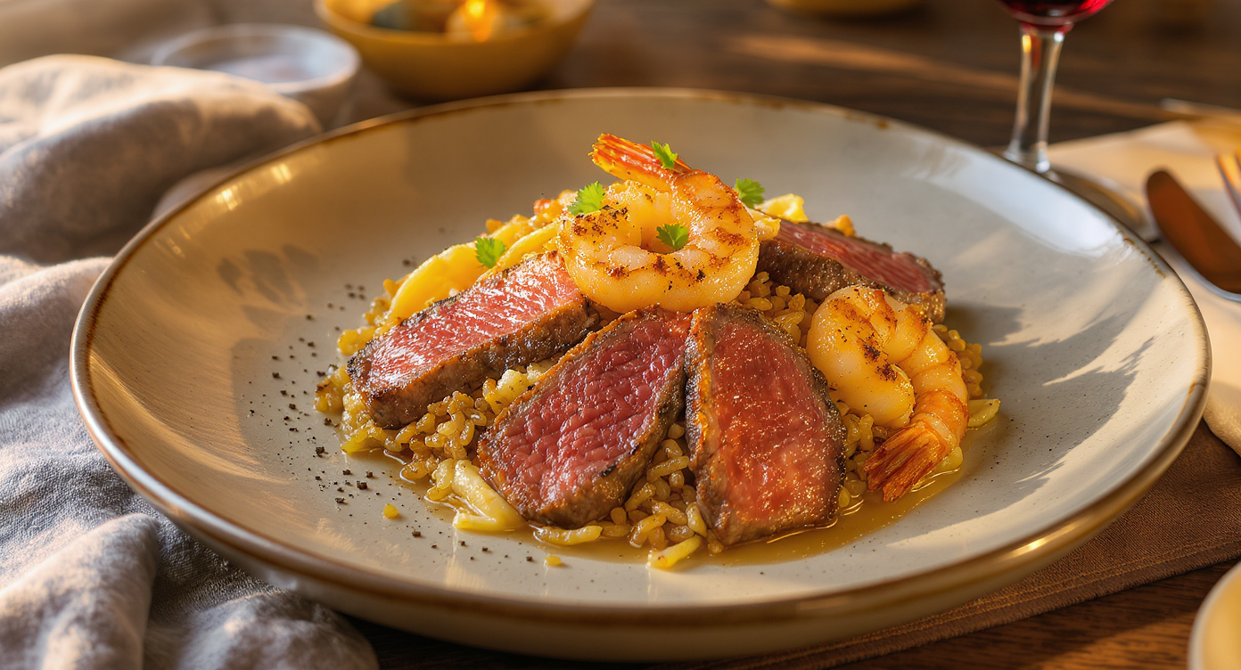 Wagyu & Seafood Surf-and-Turf Fried Rice