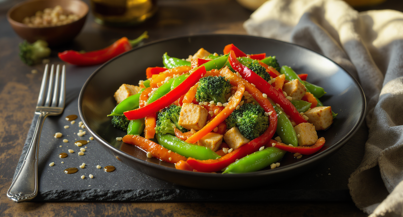 Vegetarian Summer Stir-Fry with Wok Hei