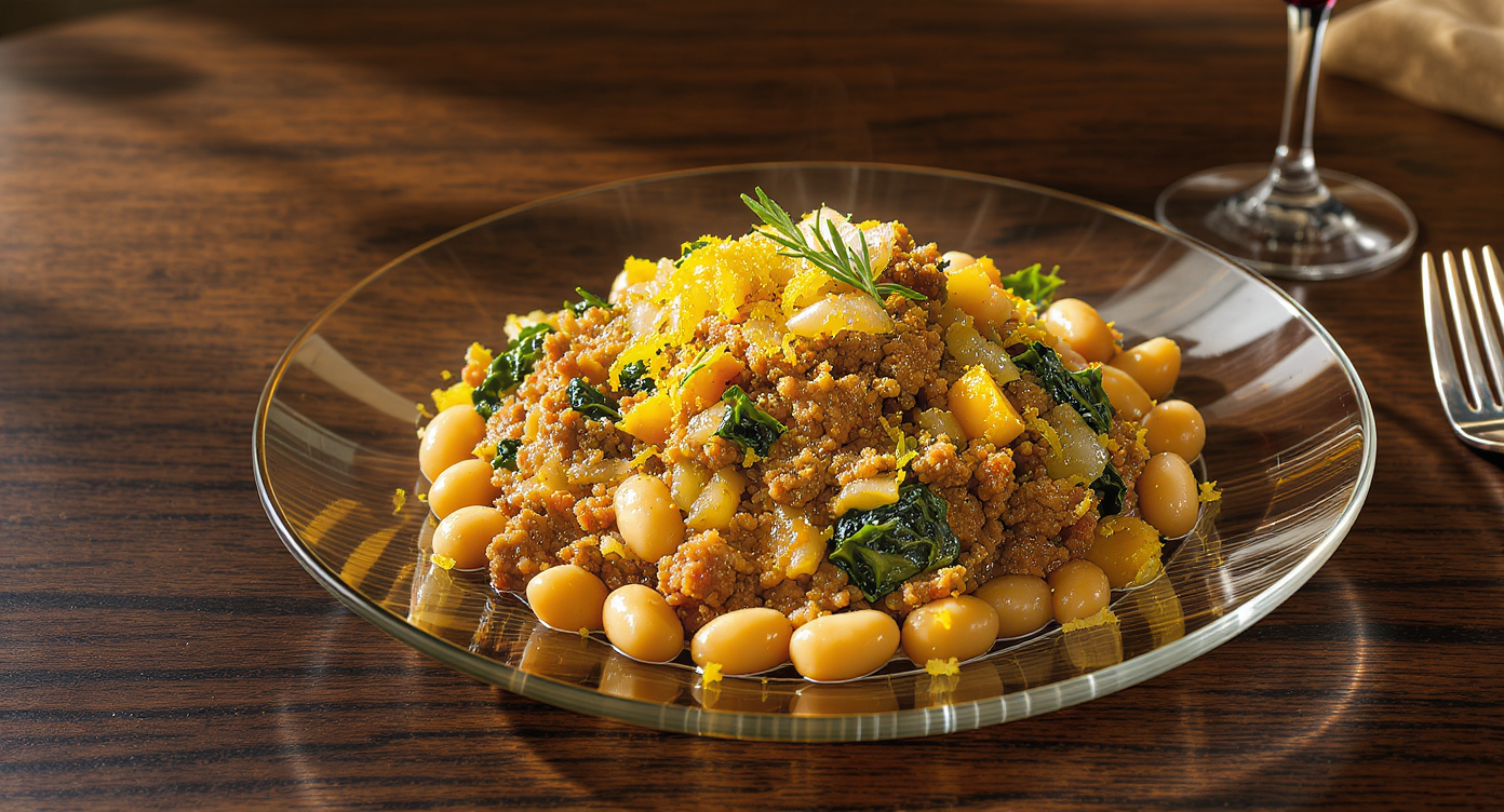 High-Protein Ground Turkey & White Bean Skillet