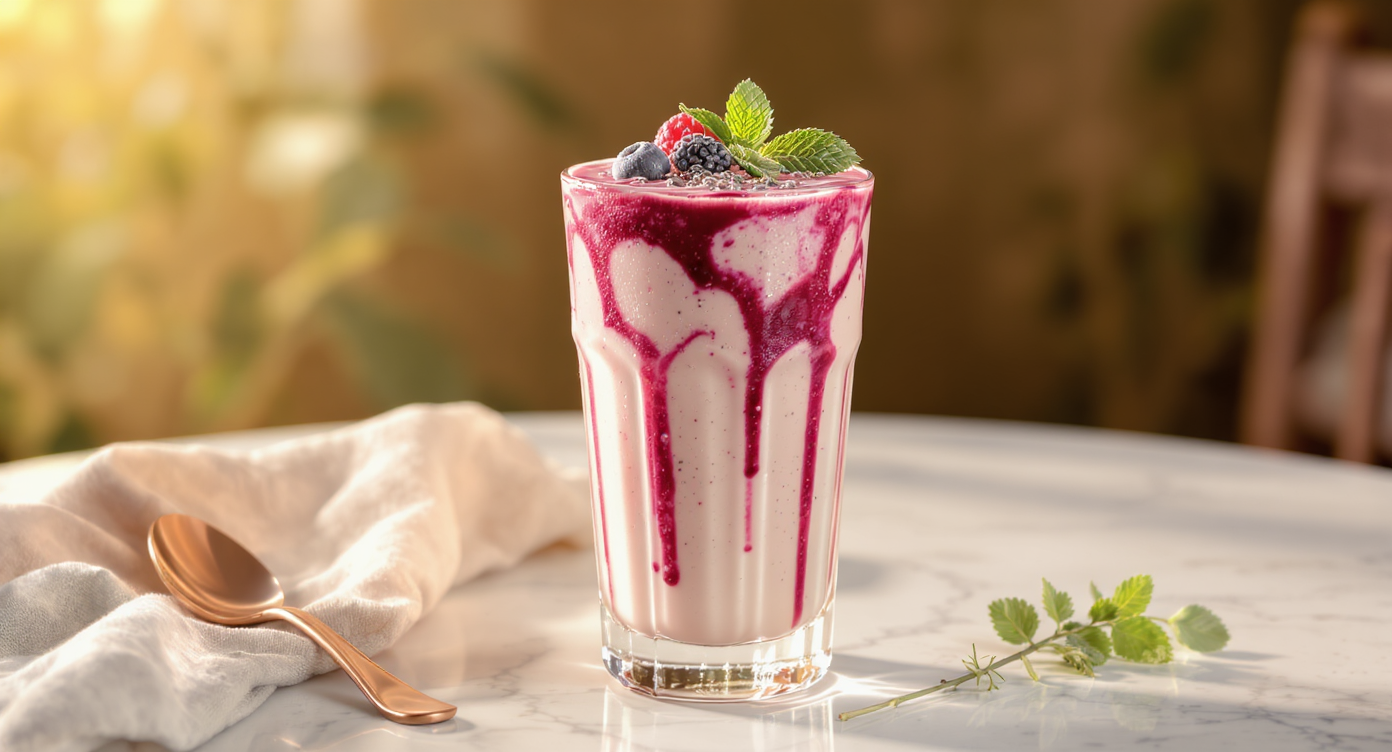 Keto Berry Vanilla Protein Shake