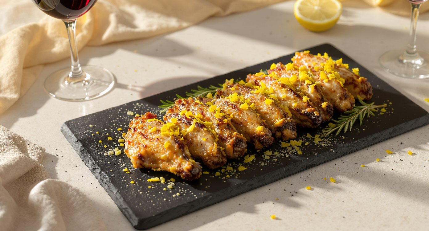 High-Protein Lemon Pepper Chicken Wings