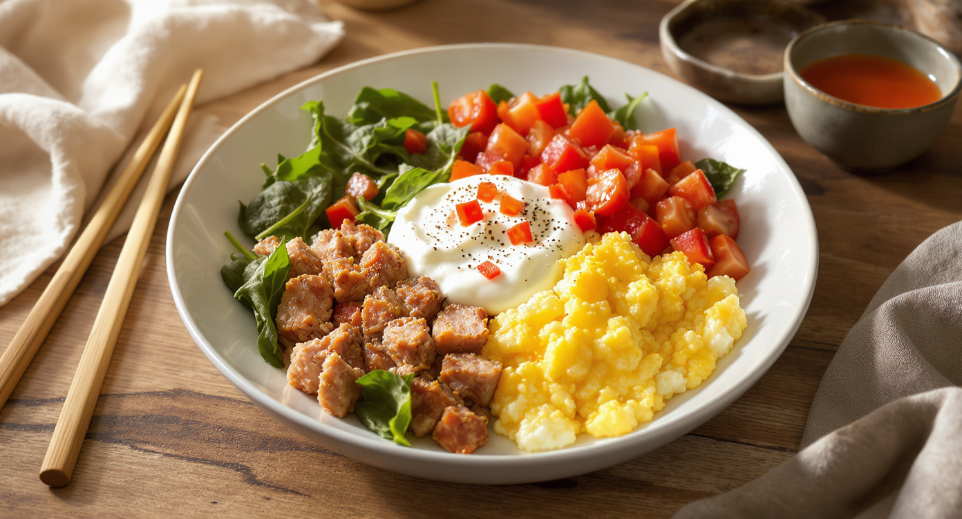 High-Protein Savory Breakfast Bowl